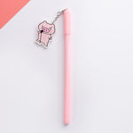 Redbey Stationery Plástico Assinatura Escritório Escrita Ferramenta Gel Pens Pink Pig Pendant Pen
