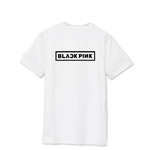 Gostar Unissex moda Letters BlackPink Impressão Casual T-shirt respirável