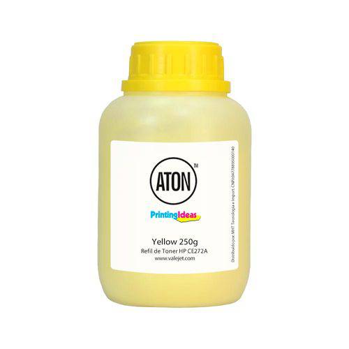 Refil de Toner HP CE272A | 650A | M750DN | CP5525 Yellow 250g Aton