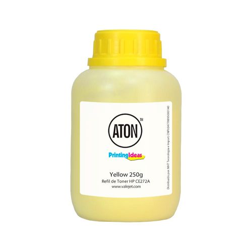 Refil de Toner Hp Ce272a | 650a | M750dn | Cp5525 Yellow 250g Aton