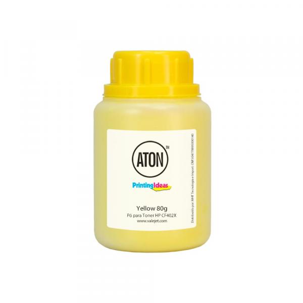 Refil para Toner HP 252n CF402X Yellow 80g Aton