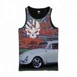 Regata Fusca Branco Carro Antigo Retro Vw Surf Grafitti