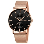 Women Quartz Date Watches Luxury Brand Stainless Steel Strap Men's Wrist Watch