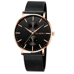 Women Quartz Date Watches Luxury Brand Stainless Steel Strap Men's Wrist Watch