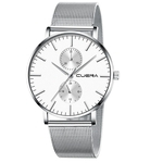 Women Quartz Date Watches Luxury Brand Stainless Steel Strap Men's Wrist Watch