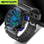 Luxury Mens LED Digital Sports Watch Waterproof Rubber Date Alarm Wrist Watch