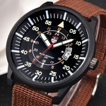 Military Mens Quartz Army Watch Black Dial Date Luxury Sport Wrist Watch