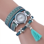 Rel¨®gio de pulso SC132 Feminino Cortical Suspens?o Bracelet Lady Quartz Rel¨®gio Casual