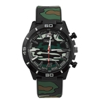 Rel¨®gio de quartzo Watch Men Sports a?o inoxid¨¢vel preto cl¨¢ssico Silicone Belt