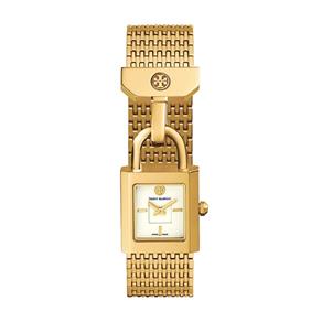 Rel?gio Feminino Tory Burch 20mm Modelo TBW7100 - a Prova D` ?gua / Banhado a Ouro