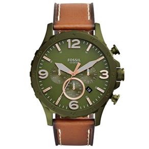 Rel?gio Masculino Fossil Modelo JR1531 50MM - a Prova D`?gua / Pulseira em Couro