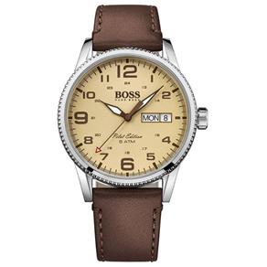 Rel?gio Masculino Hugo Boss 44mm Modelo 1513332 - Pulseira em Couro