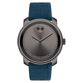 Relógio Masculino Movado Modelo 3600454 - a Prova D`Água / Pulseira em Couro