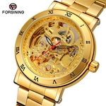 Waterproof Steel Watch Double Bottom Hollow Men's Automatic Mechanical Watch