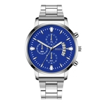 Rel¨®gios de quartzo rel¨®gio de a?o inoxid¨¢vel luxo Dial Casual Bracele Assista