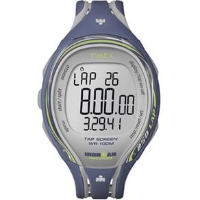 Relã?Gio Timex Ironman Sleek 250-Lap Tapscreen T5k592su/Kti Azul