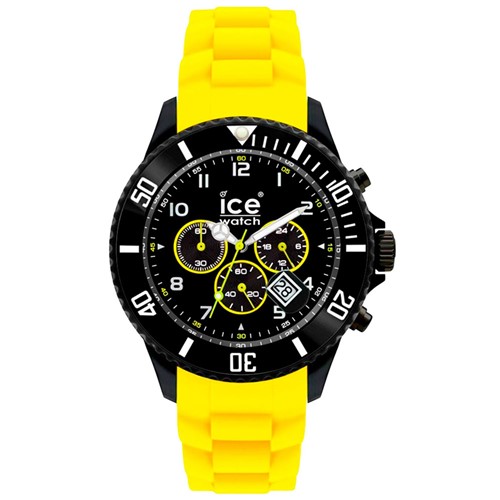 Relógio Chrono Preto e Amarelo Ice Watch