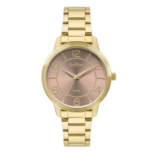 RelÃ³gio Condor Feminino Dourado CO2035KRH4M - Preto - Feminino - Dafiti