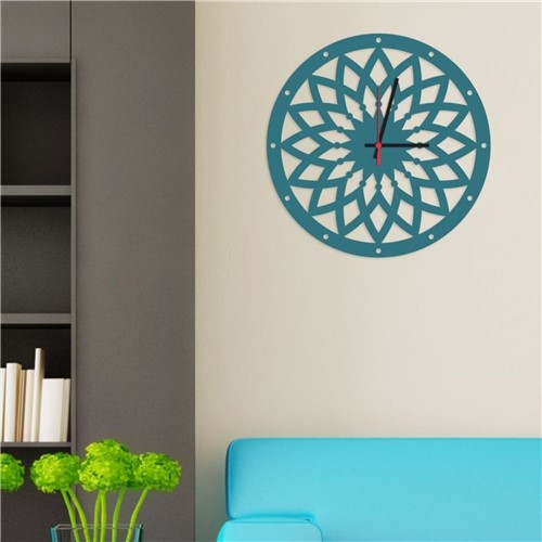 RelÃ³gio de Parede Decorativo Premium Mandala Vazado Ãgata MÃ©dio - Multicolorido - Dafiti