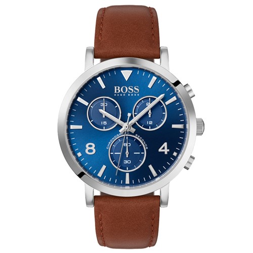 RelÃ³gio Hugo Boss Masculino Couro Marrom - 1513689 By Vivara - Marrom - Masculino - Dafiti