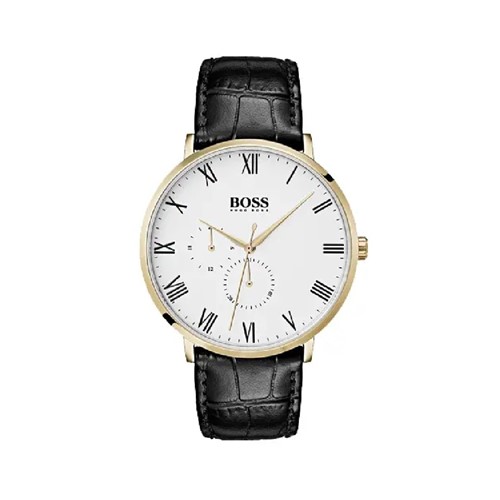 RelÃ³gio Hugo Boss Masculino Couro Preto - 1513620 By Vivara - Preto - Masculino - Dafiti