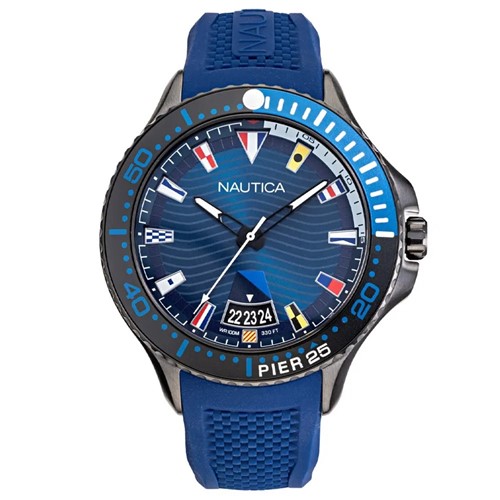 RelÃ³gio Nautica Masculino Borracha Azul - NAPP25F08 By Vivara - Azul - Feminino - Dafiti