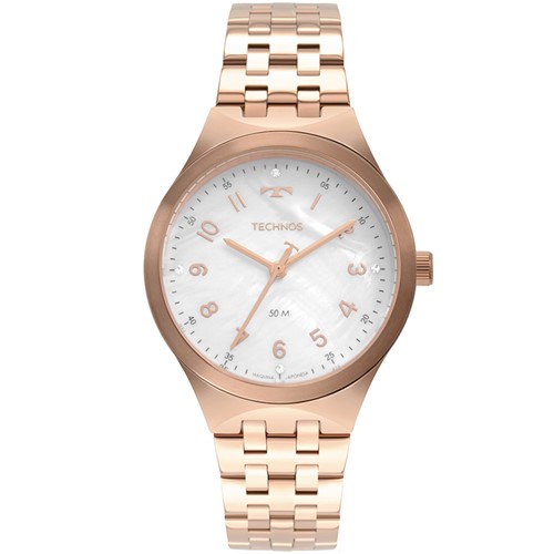 RelÃ³gio Technos Elegance Feminino 2036MLX4B RosÃ© - Dourado - Dafiti