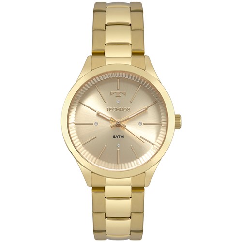 RelÃ³gio Technos Fashion Feminino 2039BX4X Dourado - Dourado - Dafiti