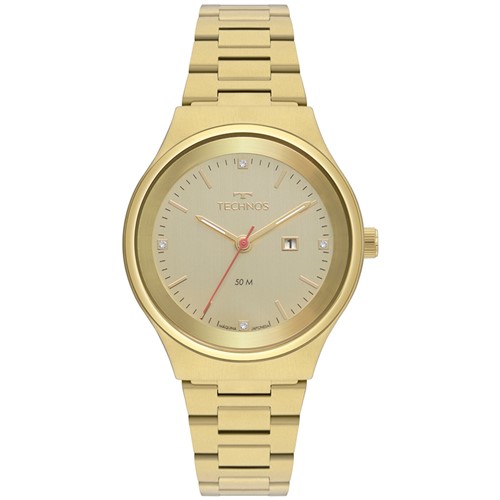 RelÃ³gio Technos Feminino Classic AnalÃ³gico Dourado 2015CBZ4X - Dourado - Dafiti