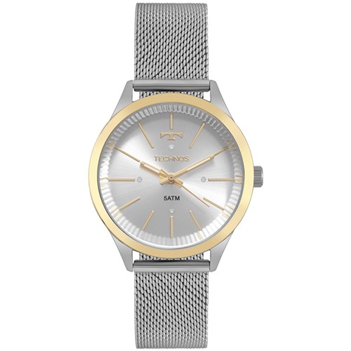 RelÃ³gio Technos Feminino Classic AnalÃ³gico Prata 2039BZ5K - Prata - Dafiti