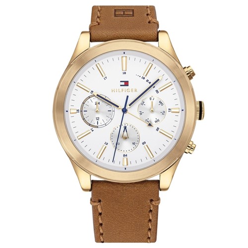 RelÃ³gio Tommy Hilfiger Masculino Couro Marrom - 1791742 By Vivara - Marrom - Feminino - Dafiti