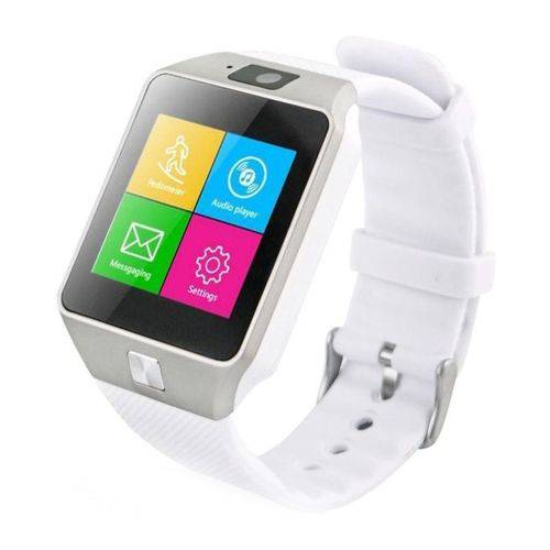 Relogio 2017 Smart Watch Dz09 Android Celular Chip Bluetooth Branco