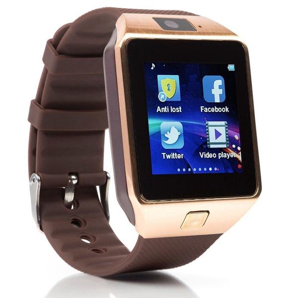 Relogio 2017 Smart Watch Dz09 Android Celular Chip Bluetooth Dourado - Smart Bracelet