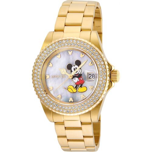 Relógio 24751 Feminino Swiss Banhado Ouro 18K Ed Especial Disney - Iv