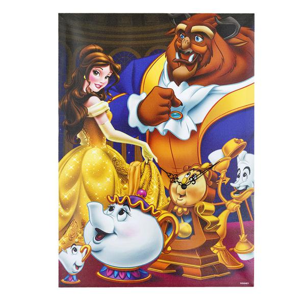 Relógio a Bela e a Fera - Princesas Disney - Mabruk