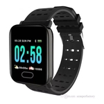 Relógio A6 Inteligente Smartwatch Pressão Arterial Medidor Cardíaco