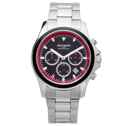 Relógio Akium Masculino Aço - G7085 Ss Vd53 Black