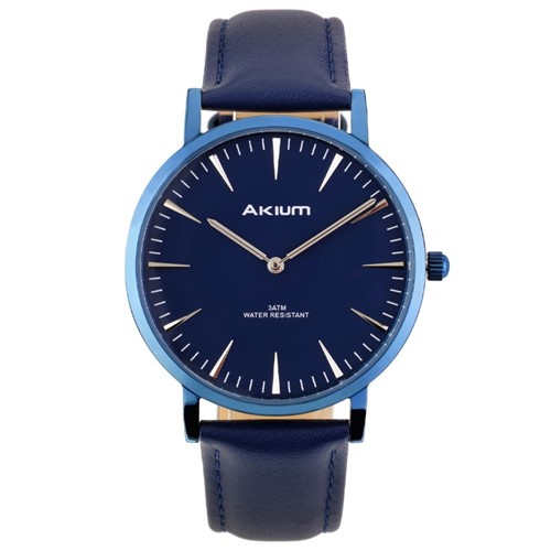 Relógio Akium Masculino Couro Azul - PJG1396N1 - BLUE By Vivara