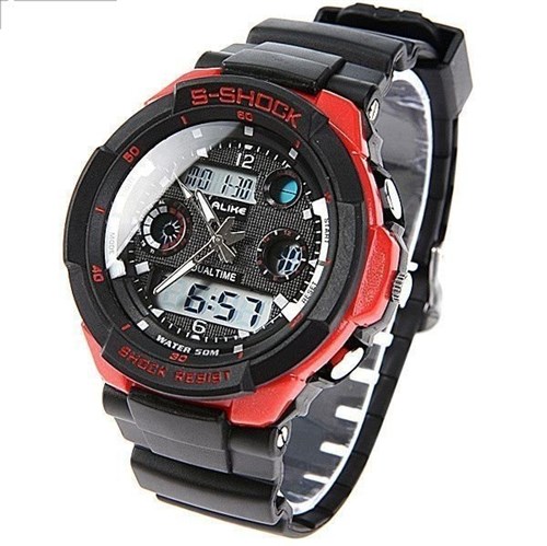 Relógio Alike S-Shock (Vermelho)