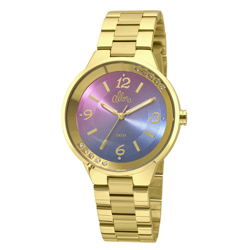 Relógio Allora Feminino Candy Colors AL2035FHS/4G - Dourado