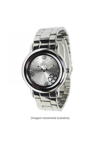 Relógio Allora Feminino Prata com Pulseira em Aço Inox Prata Al2035kf/3k