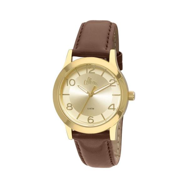 Relógio Allora Feminino Ref: Al2035feb/2x Casual Dourado