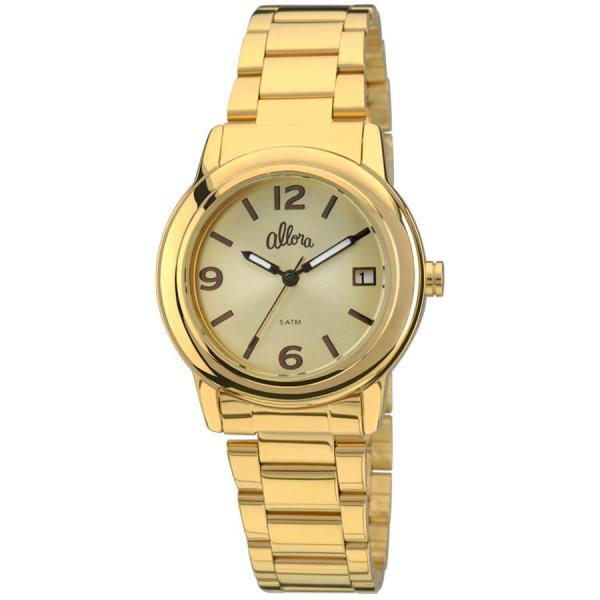 Relógio Allora Feminino Ref: Al2115ae/4x Casual Dourado