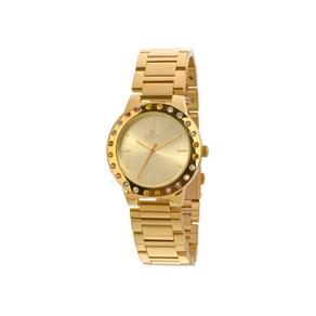 Relógio Alora Feminino Dourado Rosa - UN