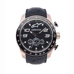 Relógio Alpinestars Tech Chrono Preto Ouro Rosa Pulseira