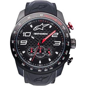 Relógio Alpinestars Tech Preto Chrono (Pulseira Silicone Preto)