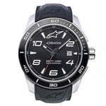 Relogio Alpinestars Tech Watch Prata Pulseira Silicone Prata