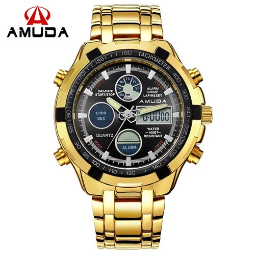 Relógio Amuda - Am2002 (Dourado)