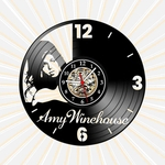Relógio Amy Winehouse Música jazz Bandas Rock Vinil LP Arte