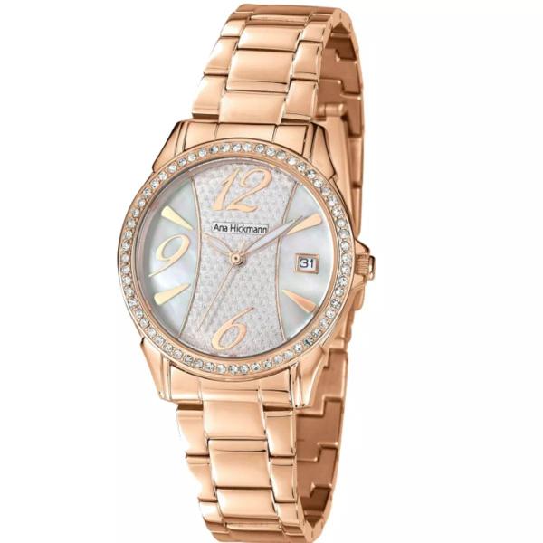 Relógio Ana Hickmann Ah28544z Dourado Rose